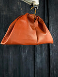 Brown leather bag