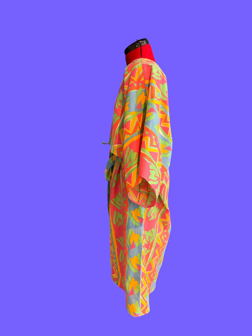 Dress made of eighties bed sheet