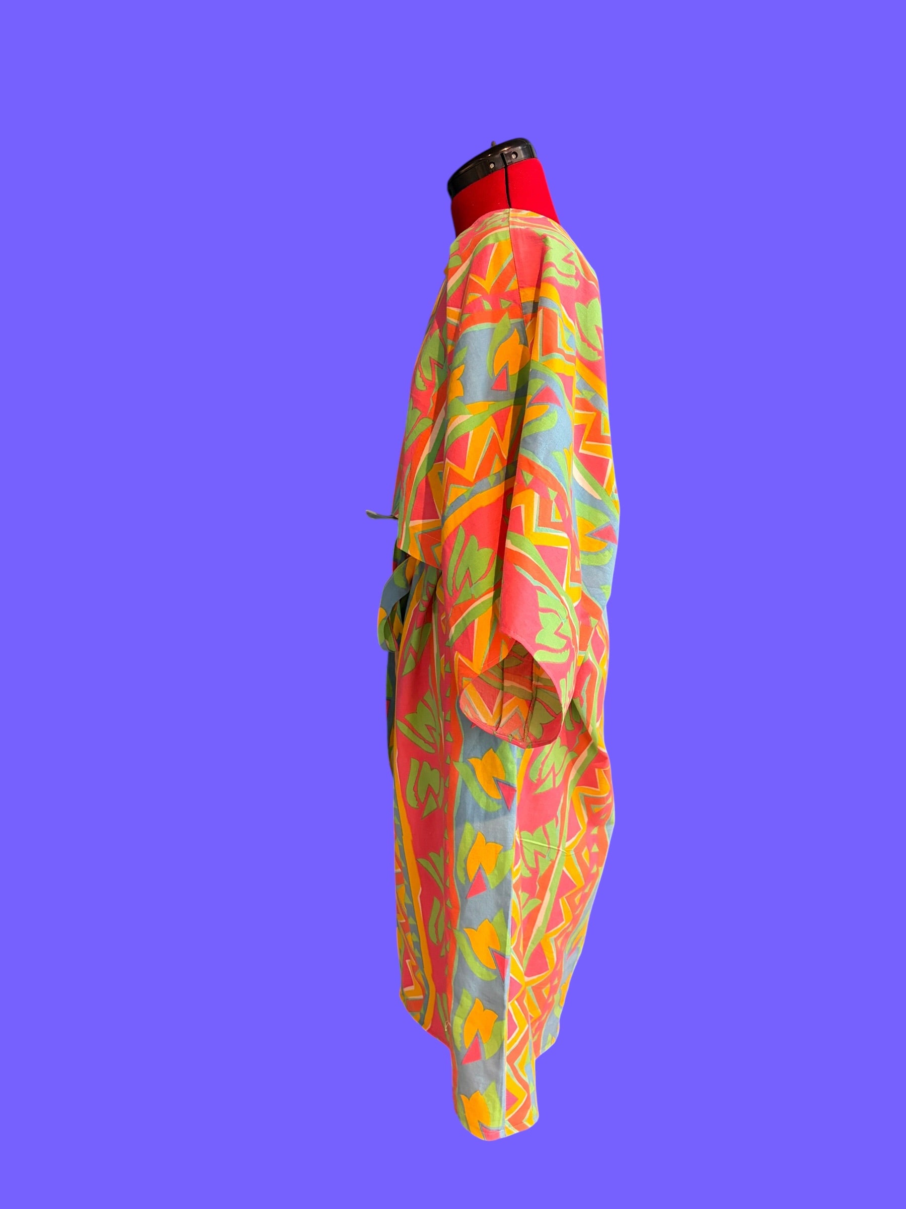 Dress made of eighties bed sheet
