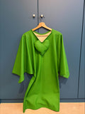 Green heart dress